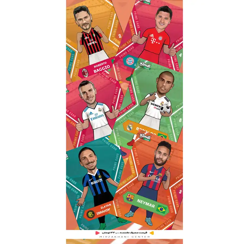 آلبوم کارت فوتبالی کیندی مدل رونالدو 2