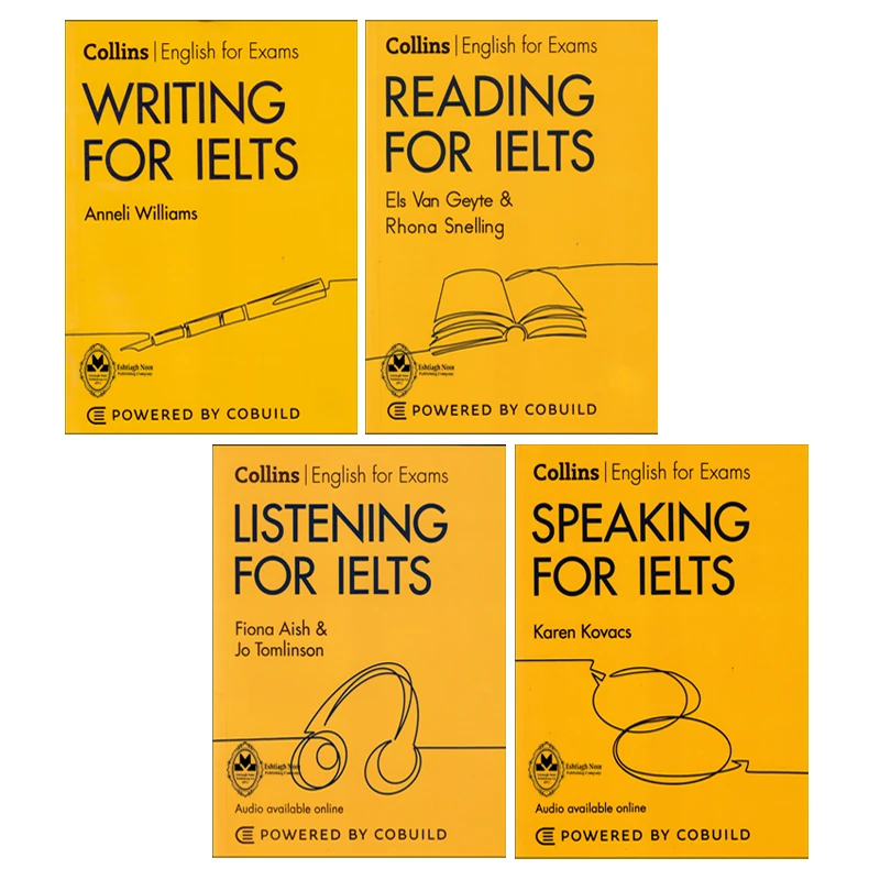 کتاب Collins English For Exam Skills For IELTS Second Edition اثر جمعی از نویسندگان انتشارات اشتیاق نور 4 جلدی