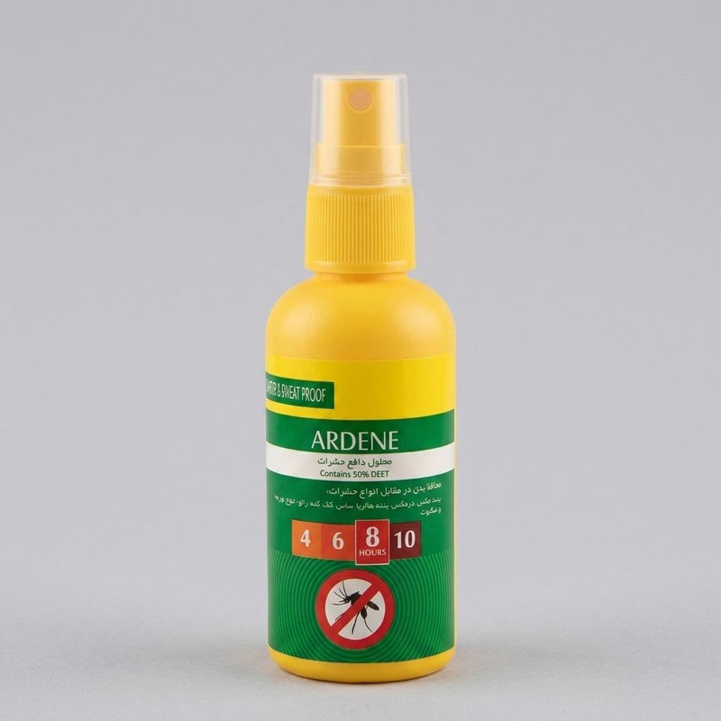 اسپری بدن ضد حشره آردن مدل Heal-Pro حجم 65 میلی‌لیتر با فرمولاسیون حاوی 50 درصد دی‌ات برای محافظت موثر و طولانی‌مدت در برابر نیش حشرات
