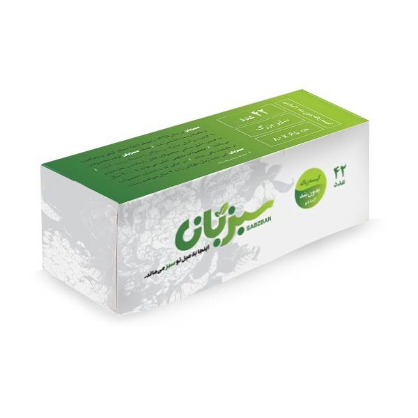 کیسه زباله مدل اکسا بایو بسته 42 عددی