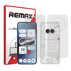 Hoco HyGEL transparent screen protector suitable for Nothing Phone 2a  along with the back of the phone