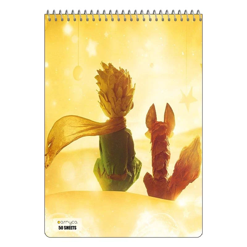دفتر نقاشی 50 برگ سیمی کارنیکا طرح شازده کوچولو The Little Prince کد 55541