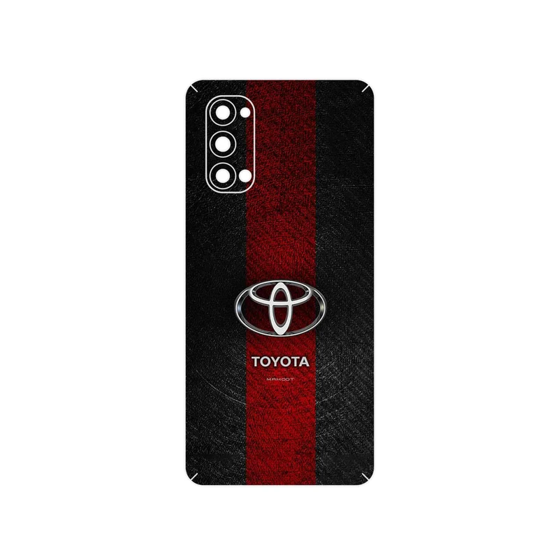 برچسب پوششی ماهوت مدل TOYOTA_Logo مناسب برای گوشی موبایل اپو Reno4 Pro 5G
