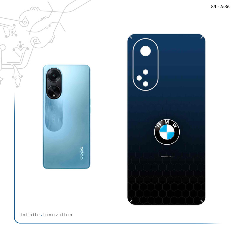 برچسب پوششی ماهوت مدل BMW مناسب برای گوشی موبایل اپو A98