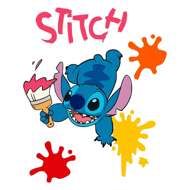 استیکر پارچه و لباس پاد آفرین مدل کارتونی استیچ کد S1958