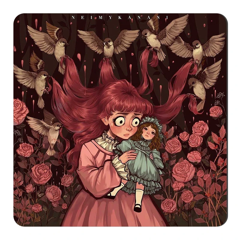  مگنت طرح دختر و عروسک کد wmg1481