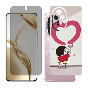 Glass Together model Privacy screen protector suitable for Honor 200 mobile phone with back cover sticker
