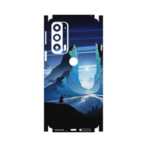 MAHOOT Blue Mountains Digital Art-FullSkin Cover Sticker for Motorola Edge 20