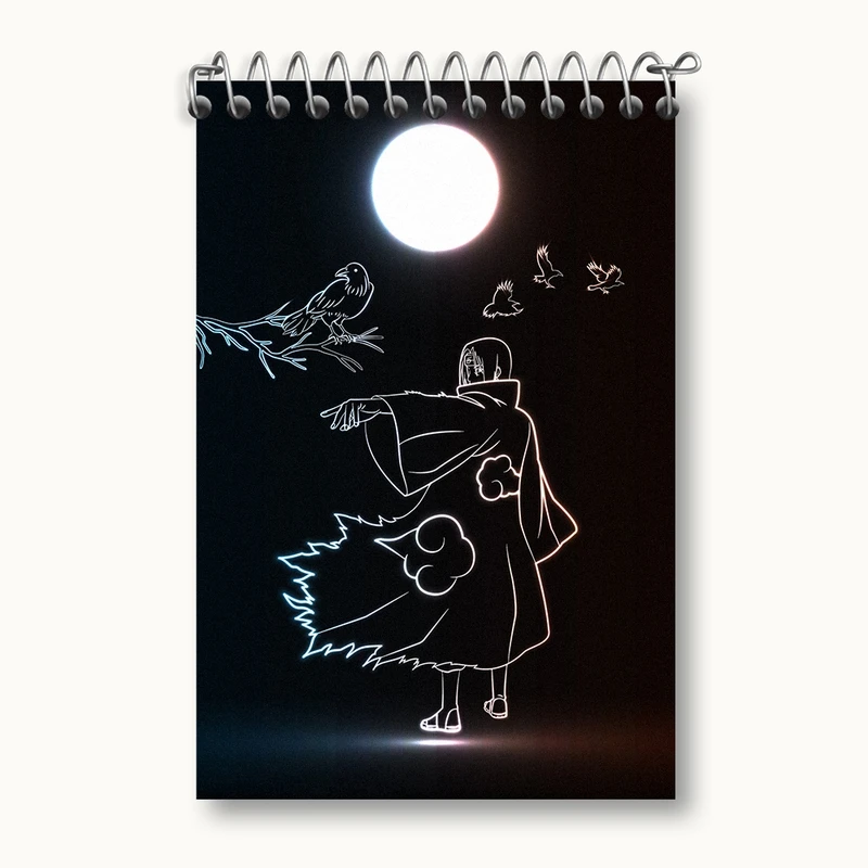 دفتر یادداشت 50 برگ خندالو مدل انیمه شارینگان کد F806