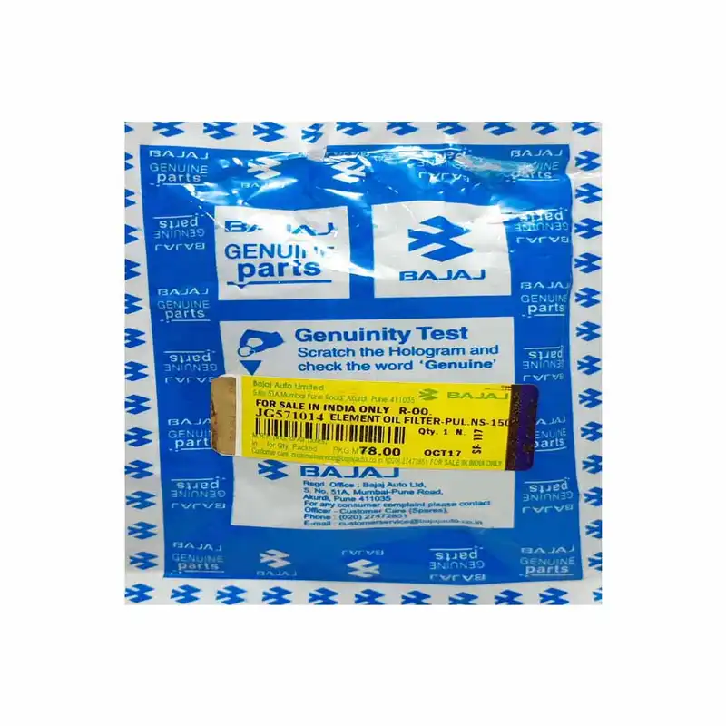 فیلتر روغن موتور سیکلت باجاج مدل NS200 مناسب برای ان اس