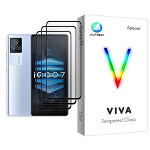 Junbo Viva Glass MIX003 Screen Protector For  iQOO 7 Pack Of 3
