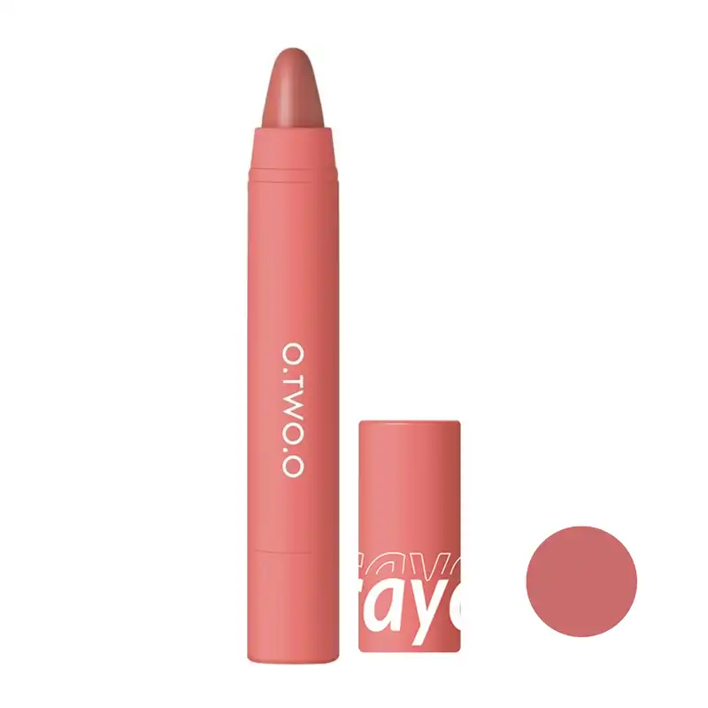 رژ لب مدادی او تو او مدل Crayon شماره 01