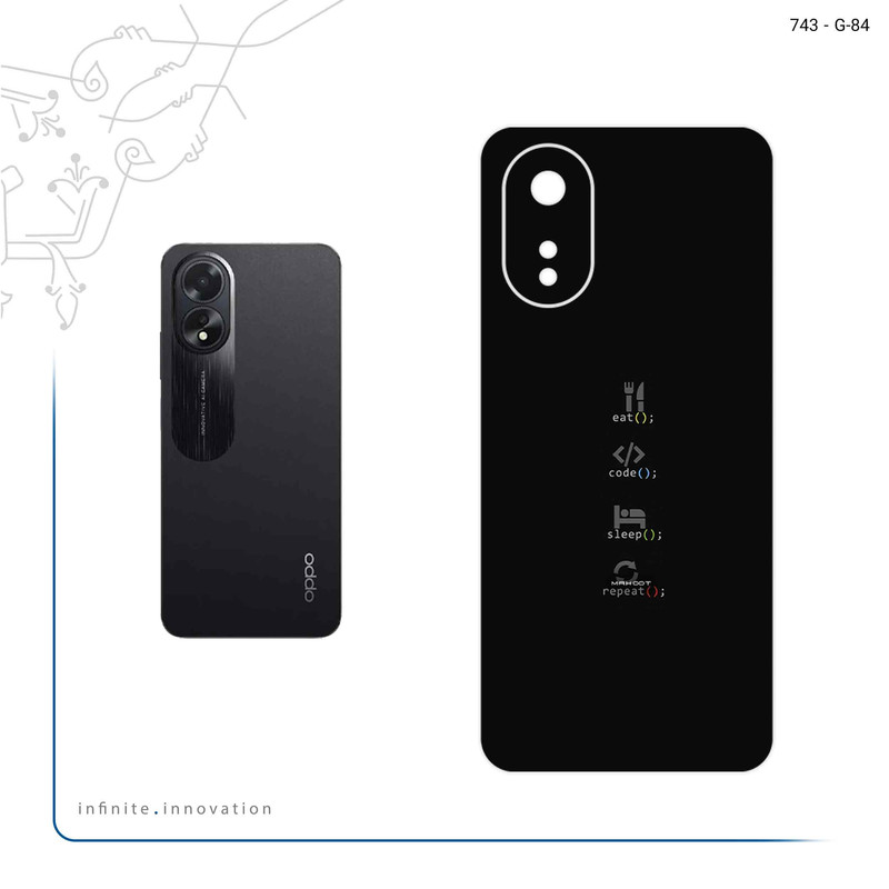 برچسب پوششی ماهوت مدل Programming 2 مناسب برای گوشی موبایل اپو A38