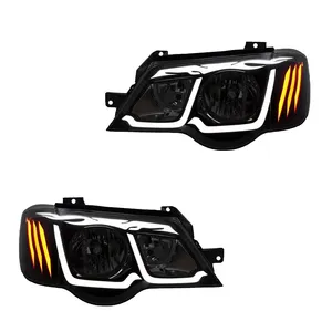 چراغ جلو خودرو گروه پژوهش صنعت مدرن مدل Fire مناسب برای پراید 111 و 132 بسته دو عددی