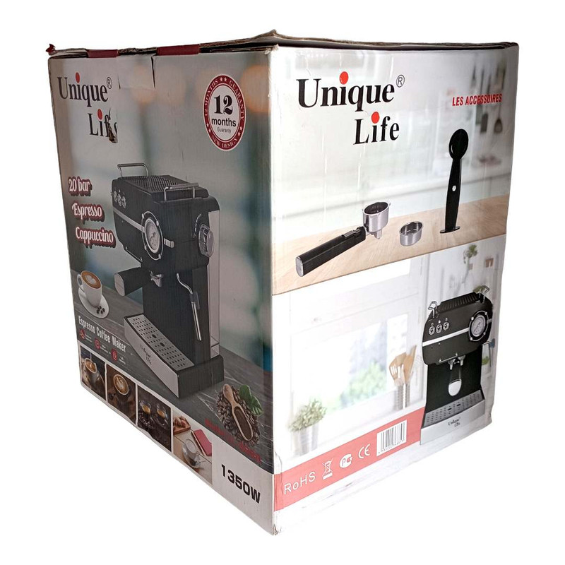 اسپرسو ساز یونیک لایف مدل UL-6885 اسپرسو ساز یونیک لایف مدل UL-6885