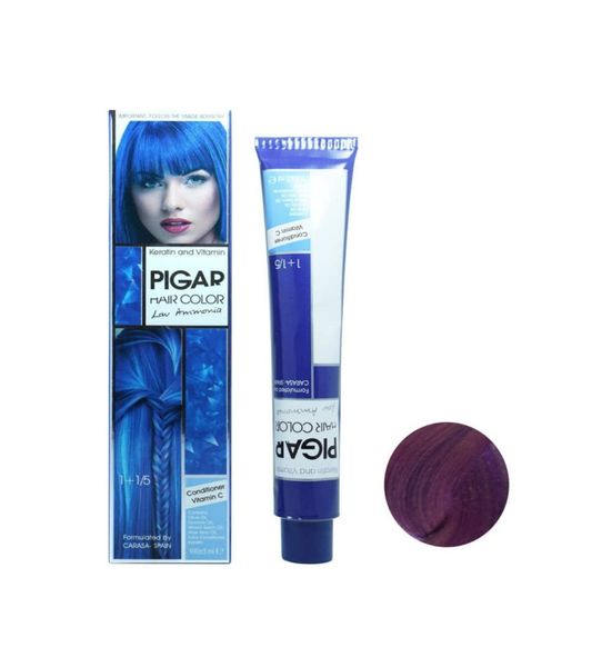 واریاسیون مو پیگار شماره E12 حجم 15 میلی لیتر رنگ بنفش