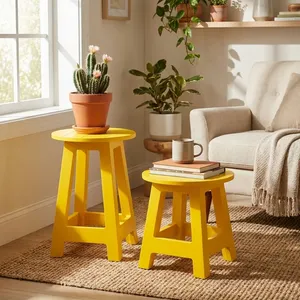 استند چوبی گلدان ست 2 عددی مدل Sa-229، ایستاده و پایه‌دار، مناسب کاکتوس و فضای باز، قطر 15 سانتی‌متر، ارتفاع 21 سانتی‌متر، وزن 2500 گرم