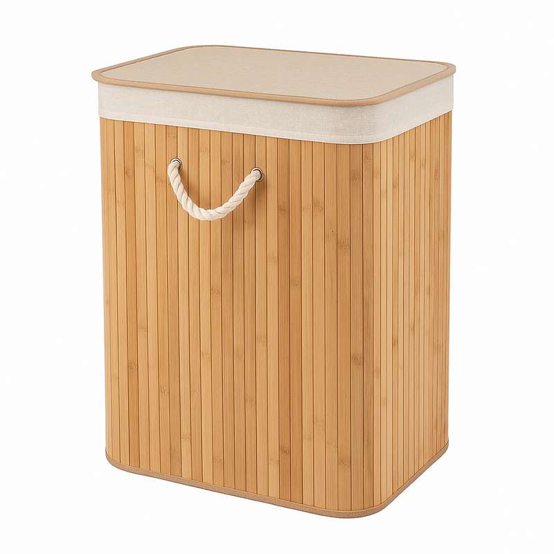 سبد رخت چرک مدل تاشو مربعی