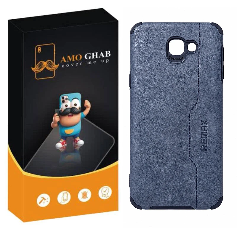 کاور عمو قاب مدل چرم RMX مناسب برای گوشی موبایل سامسونگ Galaxy J5 Prime