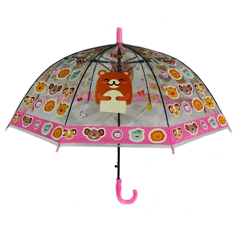 چتر بچگانه شفاف مدل لاو