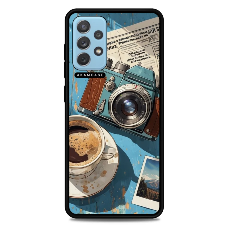 کاور آکام مدل AMC-WSGA72-COFFEE-1 مناسب برای گوشی موبایل سامسونگ Galaxy A72