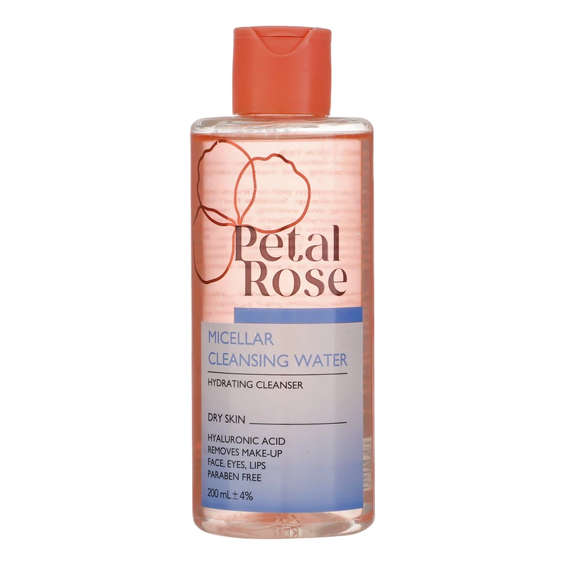 محلول پاک کننده آرایش پتال رز مدل Hydrating حجم 200 میلی لیتر