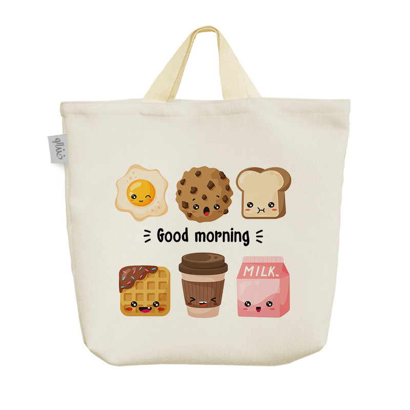 ساک خرید خندالو مدل Good Morning کد 10205