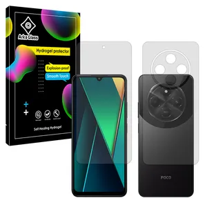 Arka glass Matte model Tough screen protector suitable for Xiaomi Poco C75 mobile phone along with the back of the phone