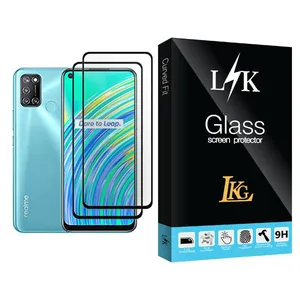 LKG LK Glass MIX002 Screen Protector For Realme C17 Pack Of 2