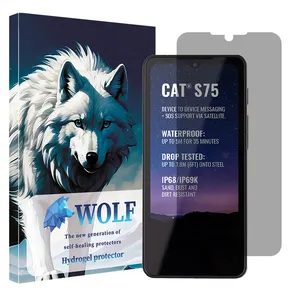 Wolf Tough model privacy screen protector suitable for Cat S75 mobile phone