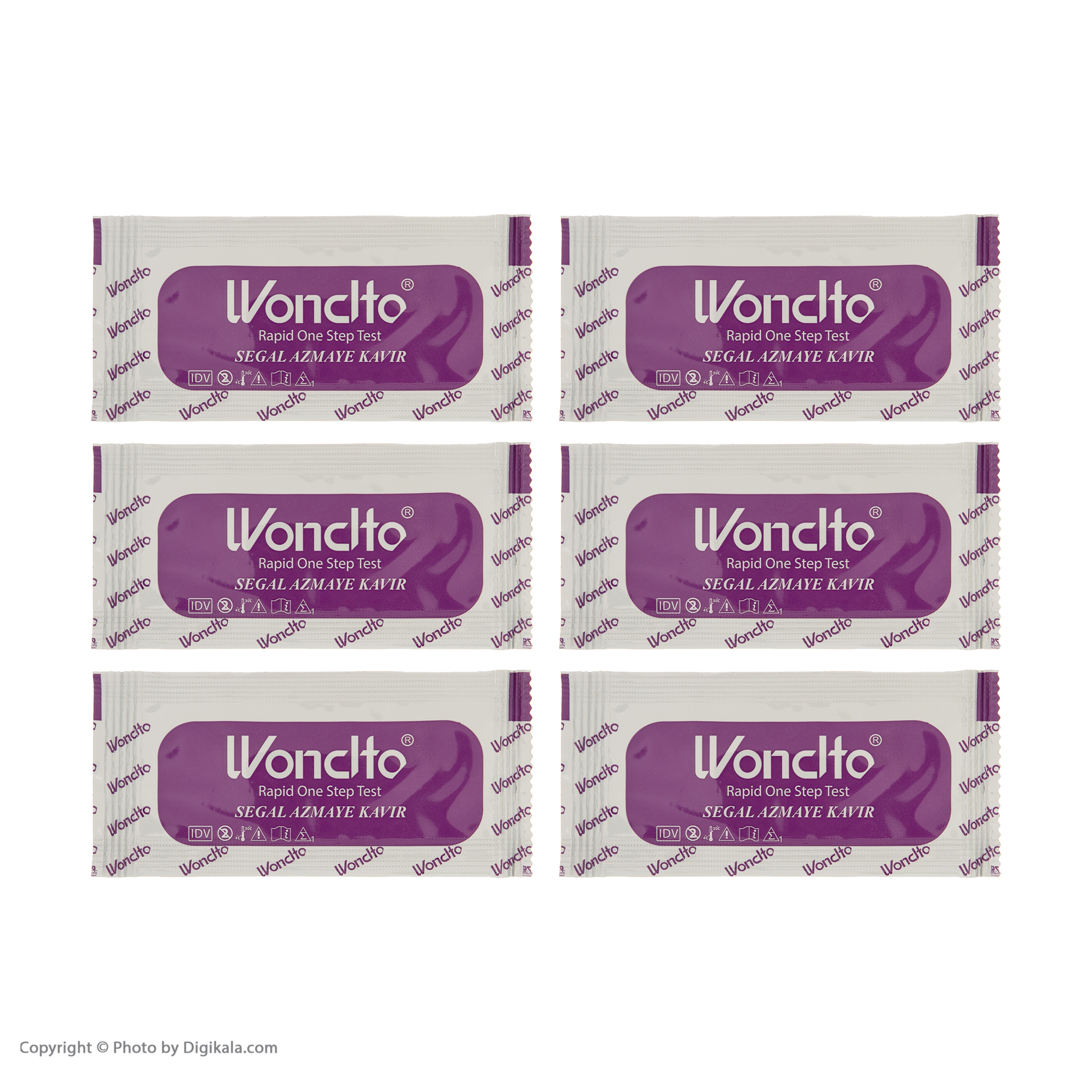 تست تخمک گذاری ونتو مدل LH بسته 6 عددی