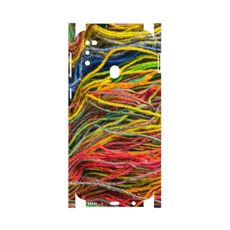 برچسب پوششی ماهوت مدل Fabric Texture 9-FullSkin مناسب برای گوشی موبایل سامسونگ Galaxy M21 (2021) Edition