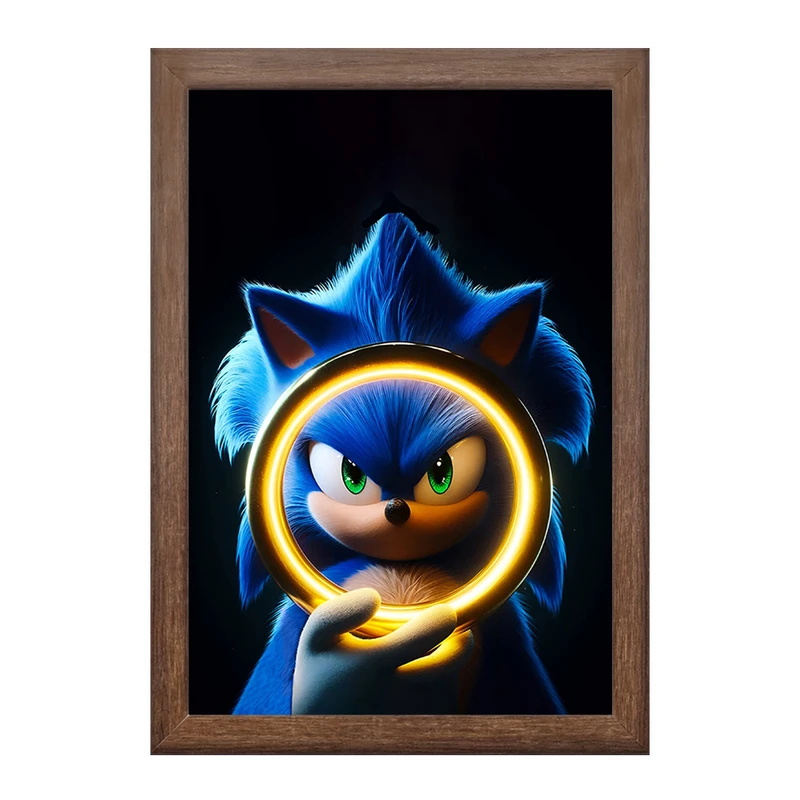 تابلو خندالو طرح سونیک (Sonic) کد F2228