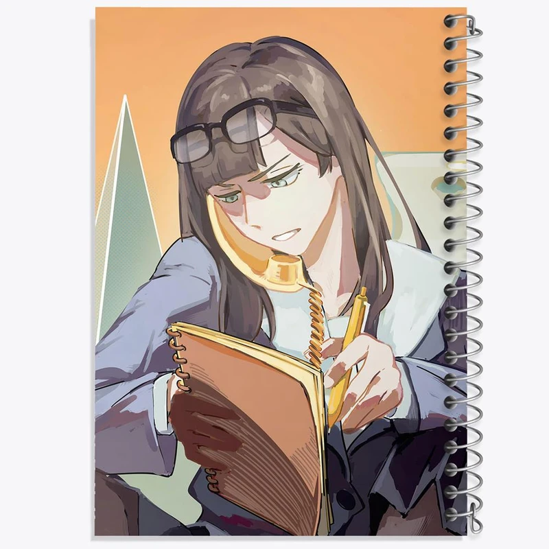 دفتر مشق 50 برگ خندالو مدل سادوکا انیمه مادوکا مجیکا Madoka Magica کد 18392