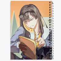 دفتر نت موسیقی 50 برگ خندالو مدل سادوکا انیمه مادوکا مجیکا Madoka Magica کد 18392