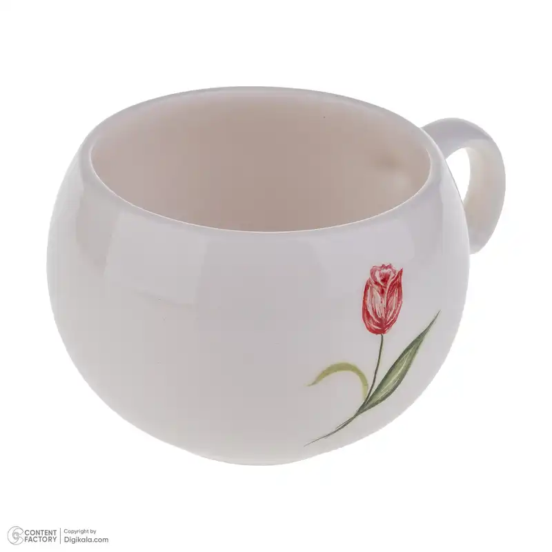 ماگ سرامیکی آوای دل طرح گل لاله