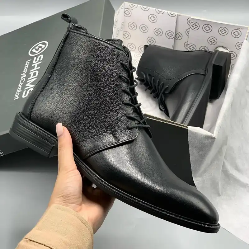 نیم بوت مردانه مدل چرم طبیعی کد M9-sha