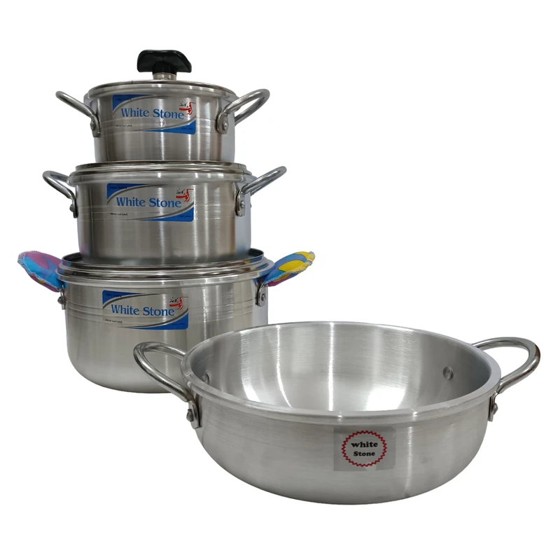 سرویس پخت و پز 7 پارچه وایت استون مدل Belly