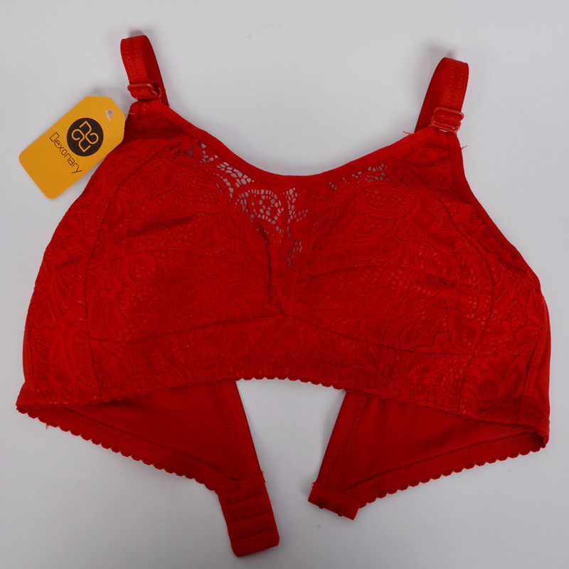 سوتین زنانه دکسونری مدل 125009205 دانتل رنگ قرمز