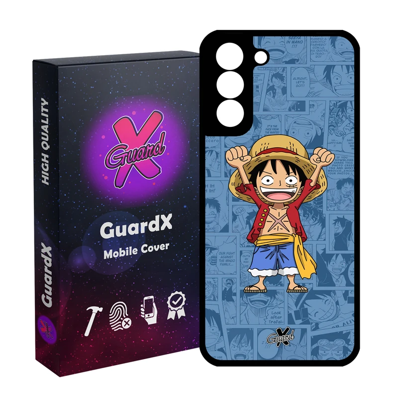 کاور گارد ایکس طرح One Piece Luffy Anime مدل Glass10464 مناسب برای گوشی موبایل سامسونگ Galaxy S21 Plus