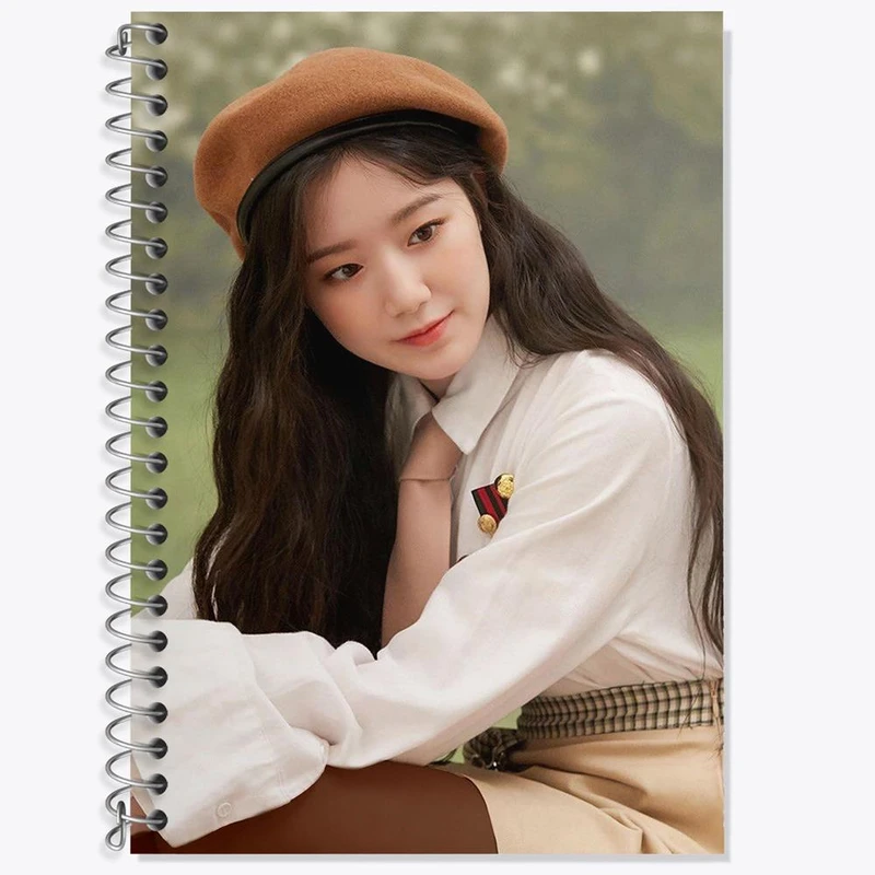 دفتر زبان 50 برگ خندالو مدل دو خط طرح شوهوآ گروه جی آیدل کد 12435