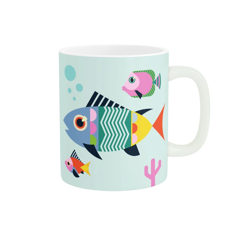 ماگ طرح ماهی کد 820