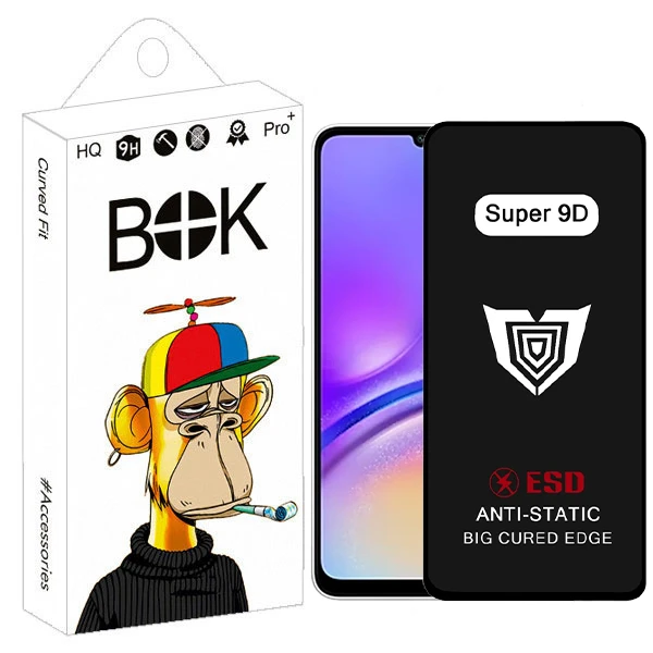 محافظ صفحه نمایش بوک مدل Super 9D Aura مناسب برای گوشی موبایل سامسونگ galaxy A06 / note 13R / poco C65