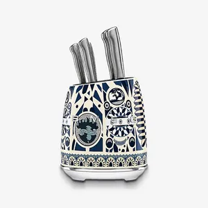 سرویس چاقو 7 پارچه با تیغه استیل و با دسته استیل اسمگ مدل Dolce & Gabbana