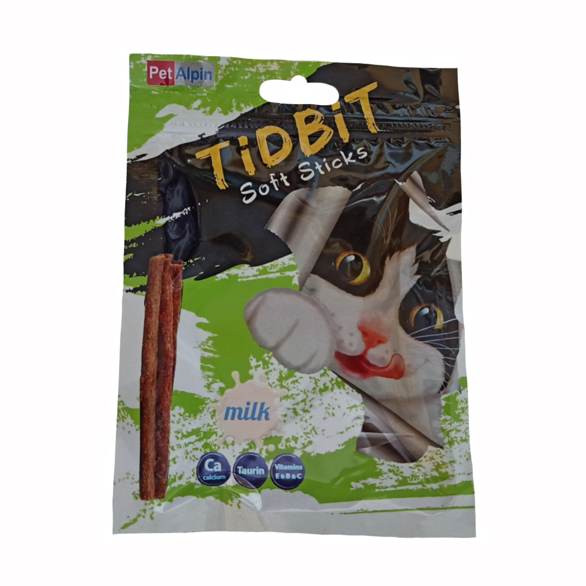 غذای تشویقی گربه تیدبیت مدل Milk وزن 60 گرم