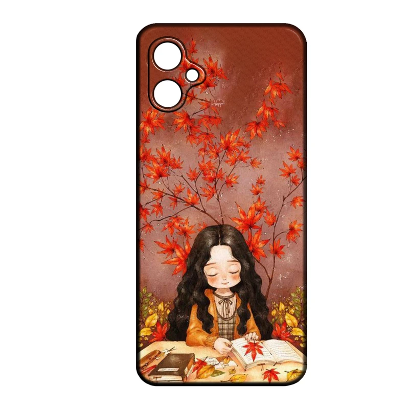 کاور طرح دخترانه کد 151 مناسب برای گوشی موبایل سامسونگ Galaxy A07