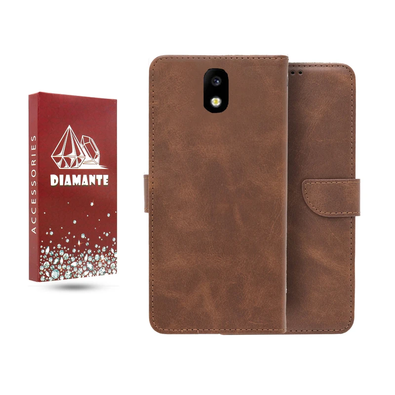 کیف کلاسوری دیامانته مدل چرم مناسب برای گوشی موبایل سامسونگ galaxy J330 