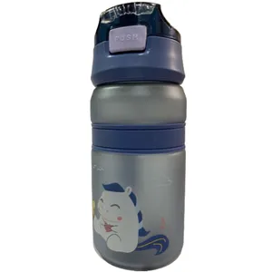 قمقمه کودک مدل کلودی طرح یونی کورن کد 02 گنجایش 0.5 لیتر