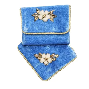 جانماز مدل مخمل سرمه دوزی 