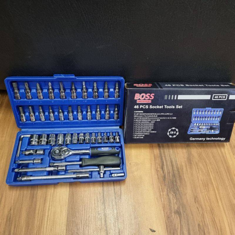 مجموعه 46 عددی آچاربکس باس مدل A020 مجموعه 46 عددی آچاربکس باس مدل A020